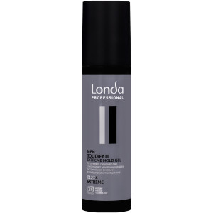 Londa Soldify It Extreme Hold Gel -  żel do włosów dla mężczyzn, ekstra mocny, 100ml