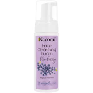 Nacomi Face Cleansing Foam Blueberry - pianka myjąca do twarzy o zapachu borówki 150ml