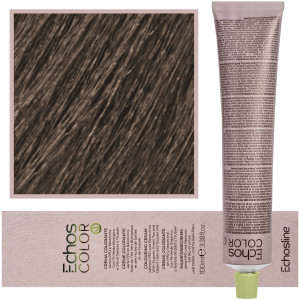 Echosline Echos Color Colouring Cream - wegańska farba do włosów, 100ml ICE 8,0 | Zimny Naturalny Jasny Blond