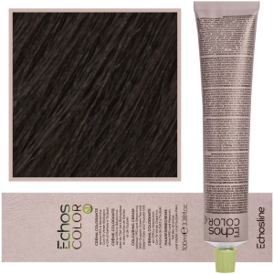 Echosline Echos Color Colouring Cream - wegańska farba do włosów, 100ml 5,0 | Jasny Kasztan