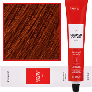 Kemon Cramer Color - kremowa farba do włosów z olejem kokosowym, 100ml 7,4 | Miedziany Blond