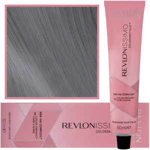 Revlon Revlonissimo Colorsmetique - kremowa farba do włosów, 60ml 011 | Szary
