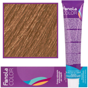 Fanola Crema Color farba - profesjonalny krem koloryzujący, 100 ml 9.03 | Ciepły Bardzo Jasny Blond