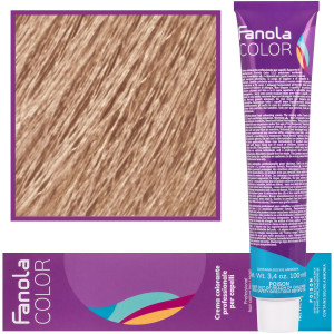 Fanola Crema Color farba - profesjonalny krem koloryzujący, 100 ml 10.03 | Ciepły Platynowy Blond