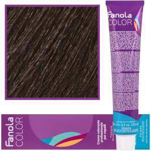 Fanola Crema Color farba - profesjonalny krem koloryzujący, 100 ml 6.1 | Ciemny Popielaty Blond