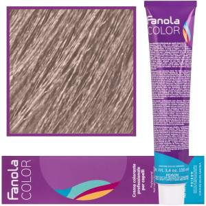 Fanola Crema Color farba - profesjonalny krem koloryzujący, 100 ml 10.11 | Platynowy Jasny Blond Intensywnie Popielaty