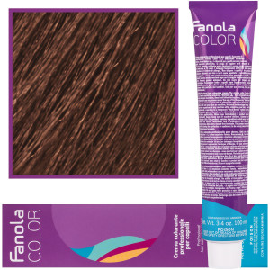 Fanola Crema Color farba - profesjonalny krem koloryzujący, 100 ml 7.14 | Tobacco