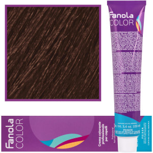 Fanola Crema Color farba - profesjonalny krem koloryzujący, 100 ml 6.34 | Ciemny Blond Złoto Miedziany