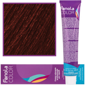 Fanola Crema Color farba - profesjonalny krem koloryzujący, 100 ml 5.46 | Jasny Brąz Miedziano Czerwony
