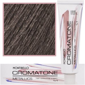 Montibello Cromatone Metallics, wielofunkcyjna farba do włosów 60 ml 6,21 M | Popielaty Perłowy Ciemny Blond