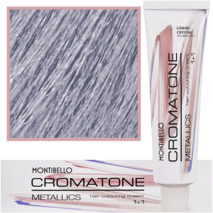 Montibello Cromatone Metallics, wielofunkcyjna farba do włosów 60 ml 9,12 M | Pełowy Popielaty Bardzo Jasny Blond