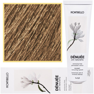 Montibello Denuee - naturalna wegańska farba do włosów bez amoniaku, 60ml 8,31 | Popielaty Złoty Jasny Blond