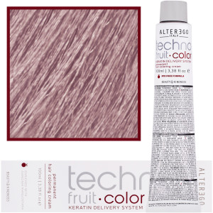 Alter Ego Technofruit Color - farba z keratyną do trwałej koloryzacji włosów, 100ml 10/12 | Platynowy Blond Popielaty Irys