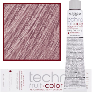 Alter Ego Technofruit Color - farba z keratyną do trwałej koloryzacji włosów, 100ml 10/21 | Platynowy Blond Irys Popielaty