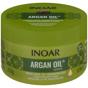 Inoar Argan Oil - maska pielęgnująca włosy suche i puszące się, 250ml