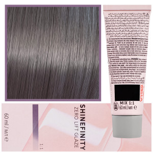 Wella Shinefinity Zero Lift Glaze - profesjonalna farba do włosów, 60ml 04/12 | Średni Popielaty Matowy Brąz