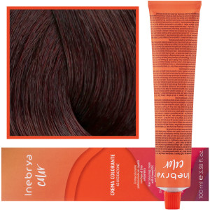 Inebrya Color - farba krem koloryzujący do włosów, 100ml 5/5 | Jasny Mahoniowy Kasztanowy