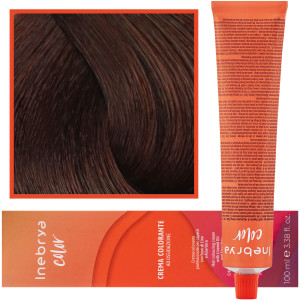 Inebrya Color - farba krem koloryzujący do włosów, 100ml 6/4 | Ciemny Miedziany Blond