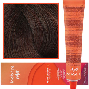 Inebrya Color - farba krem koloryzujący do włosów, 100ml 6/7 | Ciemny Brązowy Blond (Czekolada)