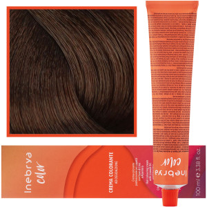 Inebrya Color - farba krem koloryzujący do włosów, 100ml 6/73 | Ciemny Brązowy Złoty Blond