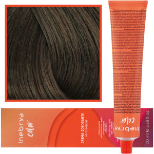Inebrya Color - farba krem koloryzujący do włosów, 100ml 6/8 | Ciemny Matowy Blond
