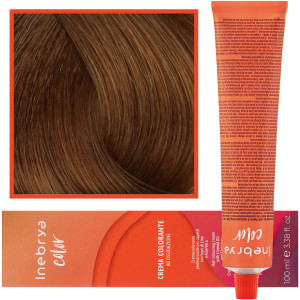 Inebrya Color - farba krem koloryzujący do włosów, 100ml 7/3 | Złoty Blond
