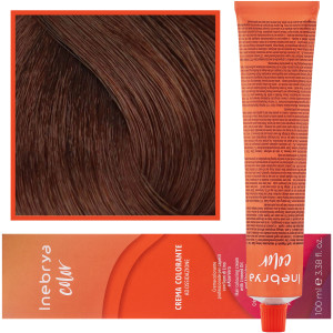 Inebrya Color - farba krem koloryzujący do włosów, 100ml 7/9 | Czekolada Gianduia