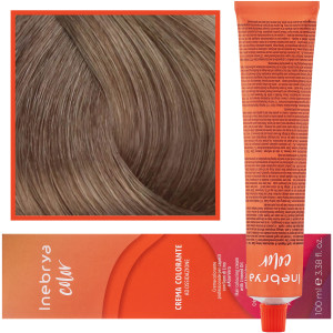 Inebrya Color - farba krem koloryzujący do włosów, 100ml 8/13 | Jasny Popielaty Złoty Blond