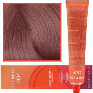 Inebrya Color - farba krem koloryzujący do włosów, 100ml 8/27 | Jasny Pudrowy Blond
