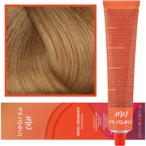 Inebrya Color - farba krem koloryzujący do włosów, 100ml 8/73 | Jasny Brązowy Złoty Blond