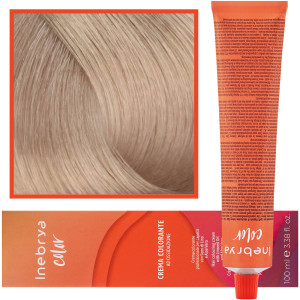 Inebrya Color - farba krem koloryzujący do włosów, 100ml 9/13 | Bardzo Jasny Popielaty Złoty Blond