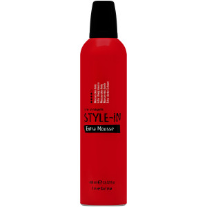 Inebrya Style-In Extra Mousse - mocna pianka do włosów cienkich i delikatnych, 400ml