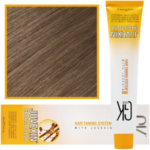 GK Hair Juvexin - farba do koloryzacji włosów z keratyną, 100ml 8,0 | Intensywny Jasny Blond