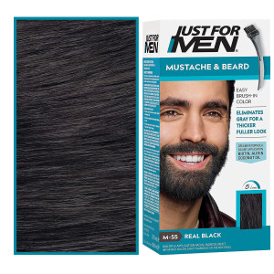 Just For Men Color Gel - odsiwiacze do włosów dla mężczyzn w formie żelu, 28g M55 | Prawdziwa Czerń