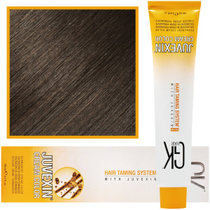 GK Hair Juvexin - farba do koloryzacji włosów z keratyną, 100ml 6,1 | Ciemny Popielaty Blond