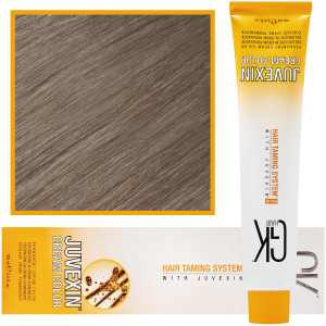 GK Hair Juvexin - farba do koloryzacji włosów z keratyną, 100ml 8,1 | Jasny popielaty blond