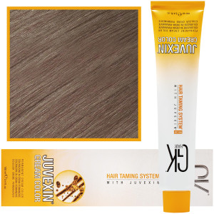 GK Hair Juvexin - farba do koloryzacji włosów z keratyną, 100ml 8,11  | Intensywny jasny popielaty blond