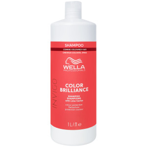 Wella Invigo Color Brilliance Shampoo - szampon do włosów farbowanych grubych, 1000ml