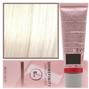 Wella Shinefinity Zero Lift Glaze - profesjonalna farba do włosów, 60ml 010/0 Clear| Naturalny Błysk