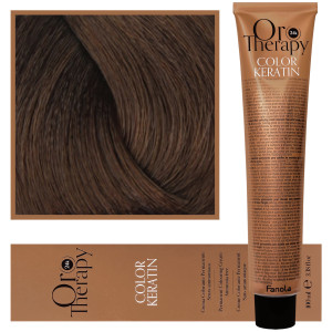 Fanola Oro Therapy - farba do włosów bez amoniaku, pełna paleta kolorów 6,0 | Ciemny Blond