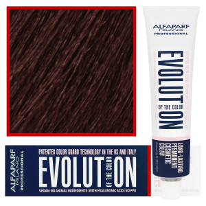 Alfaparf Evolution - wegańska farba do koloryzacji włosów, 60ml 6,45 | Ciemny Miedziany Mahoniowy Blond