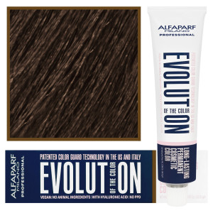 Alfaparf Evolution - wegańska farba do koloryzacji włosów, 60ml 6,7 | Ciemny Matowy Blond