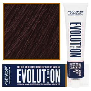 Alfaparf Evolution - wegańska farba do koloryzacji włosów, 60ml 7,53 | Średni Mahoniowo-Złocisty Blond