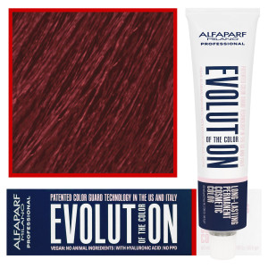 Alfaparf Evolution - wegańska farba do koloryzacji włosów, 60ml 7,66I | Średni Intensywny Czerwony Blond