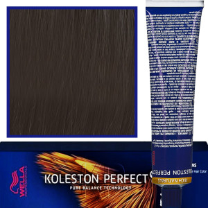 Wella Koleston Perfect Me - profesjonalna farba do koloryzacji włosów, 60ml 5/1 Jasny Popielaty Brąz