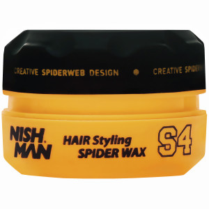 Nishman Spider Wax S4 Argan - włóknista pomada do włosów, 150ml
