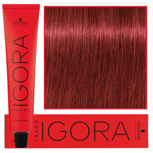 Schwarzkopf Professional Igora Royal - trwała farba do włosów o innowacyjnej formule, 60ml 6-88 | Ciemny Blond Czerwony Ekstra