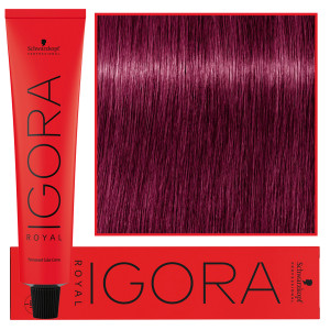 Schwarzkopf Professional Igora Royal - trwała farba do włosów o innowacyjnej formule, 60ml 0-89 | Koncentrat Czerwono-Fioletowy