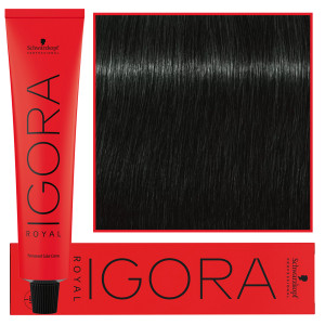 Schwarzkopf Professional Igora Royal - trwała farba do włosów o innowacyjnej formule, 60ml 4-33 | Średni Brąz Mat Extra