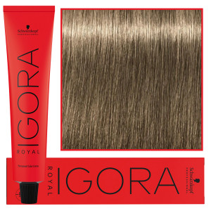 Schwarzkopf Professional Igora Royal - trwała farba do włosów o innowacyjnej formule, 60ml 8-46 | Jasny Blond Beżowo Czekoladowy